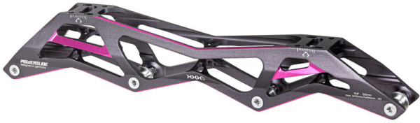 Powerslide 3X4 Frame 3x 110mm & 1x 100mm | 12.8" | Titanium Pink
