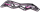 Powerslide 3X4 Frame 3x 110mm & 1x 100mm | 12.8" | Titanium Pink