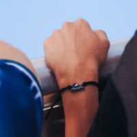 Skate | Armband | Schwarz-Lila