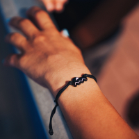 Skate | Armband | Schwarz-Lila